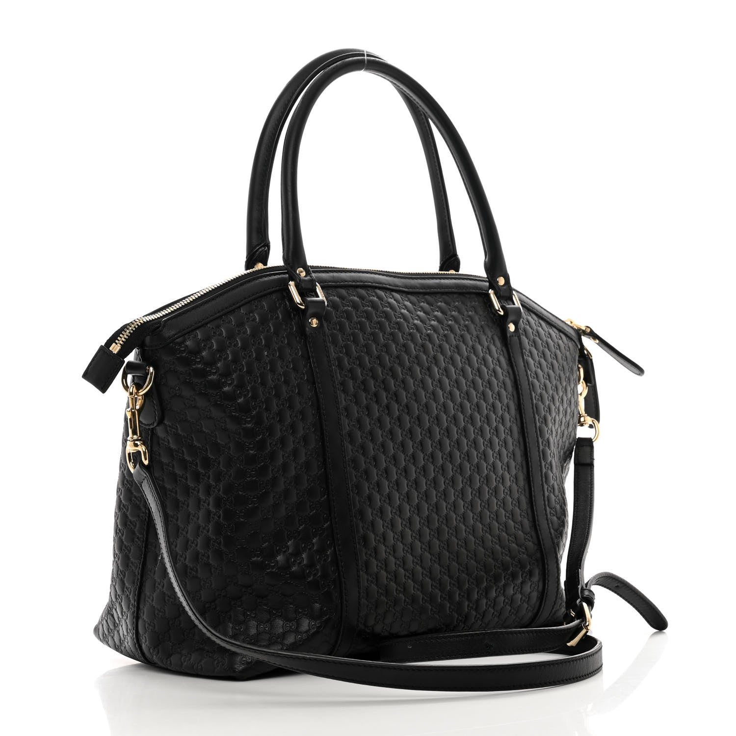 Gucci Soft Microguccissima Dome Satchel Black 3 of 12