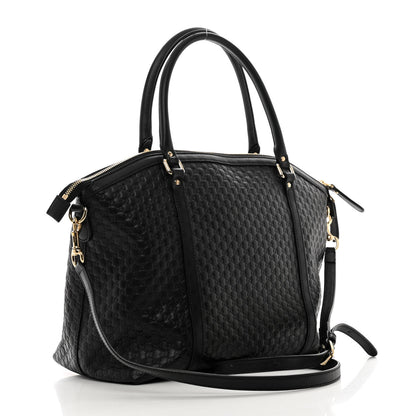 Gucci Soft Microguccissima Dome Satchel Black 3 of 12