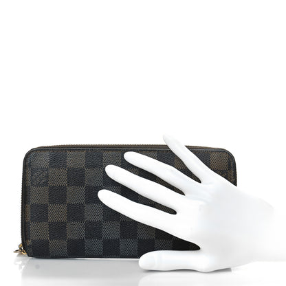 Louis Vuitton Damier Ebene Zippy Wallet 2 of 10