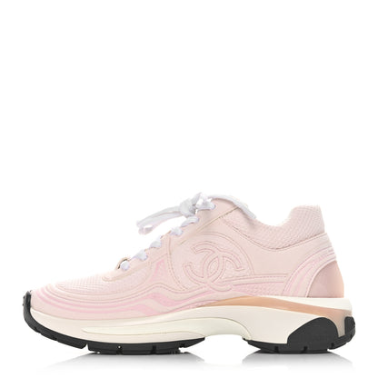 Chanel Fabric CC Womens Sneakers 36 Light Pink 1 of 8