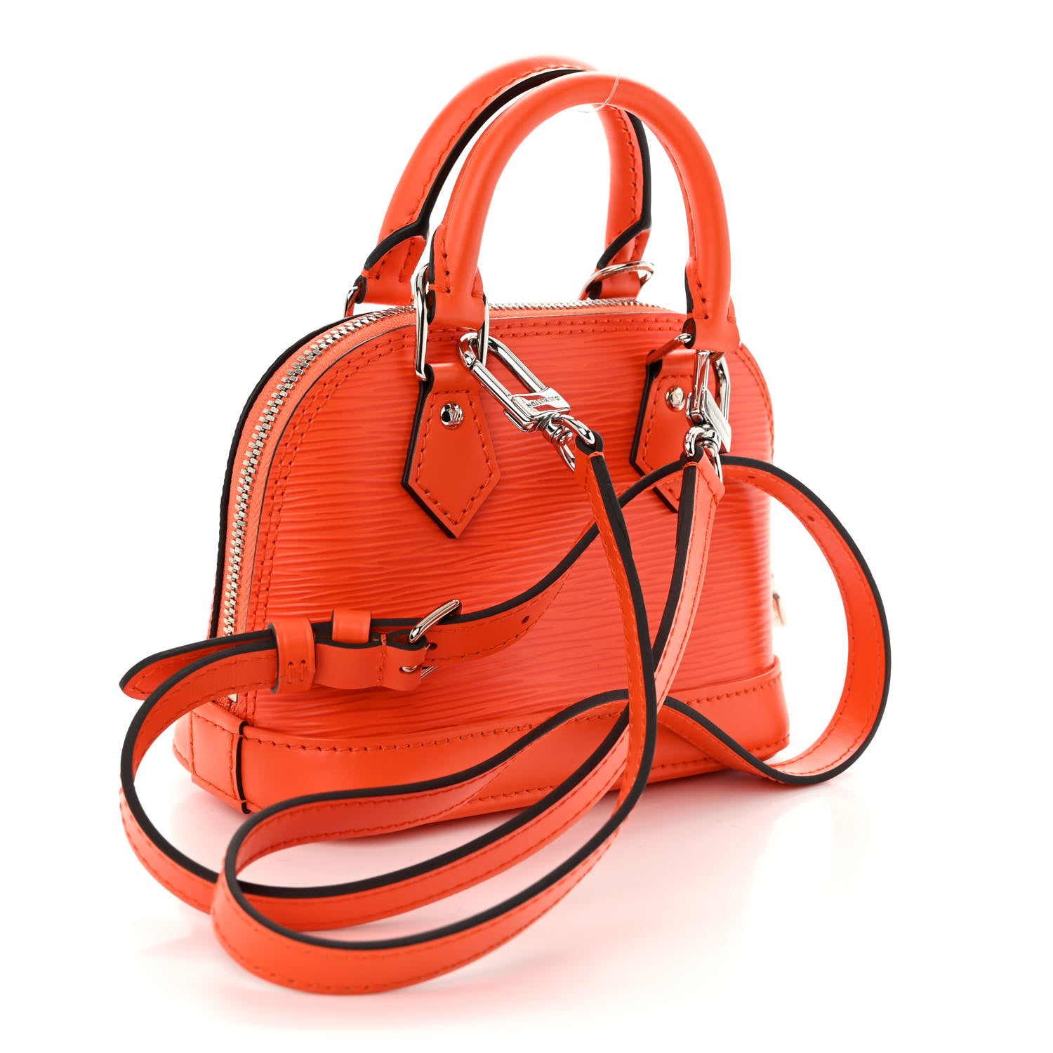 Louis Vuitton Epi Nano Alma Orange 3 of 9