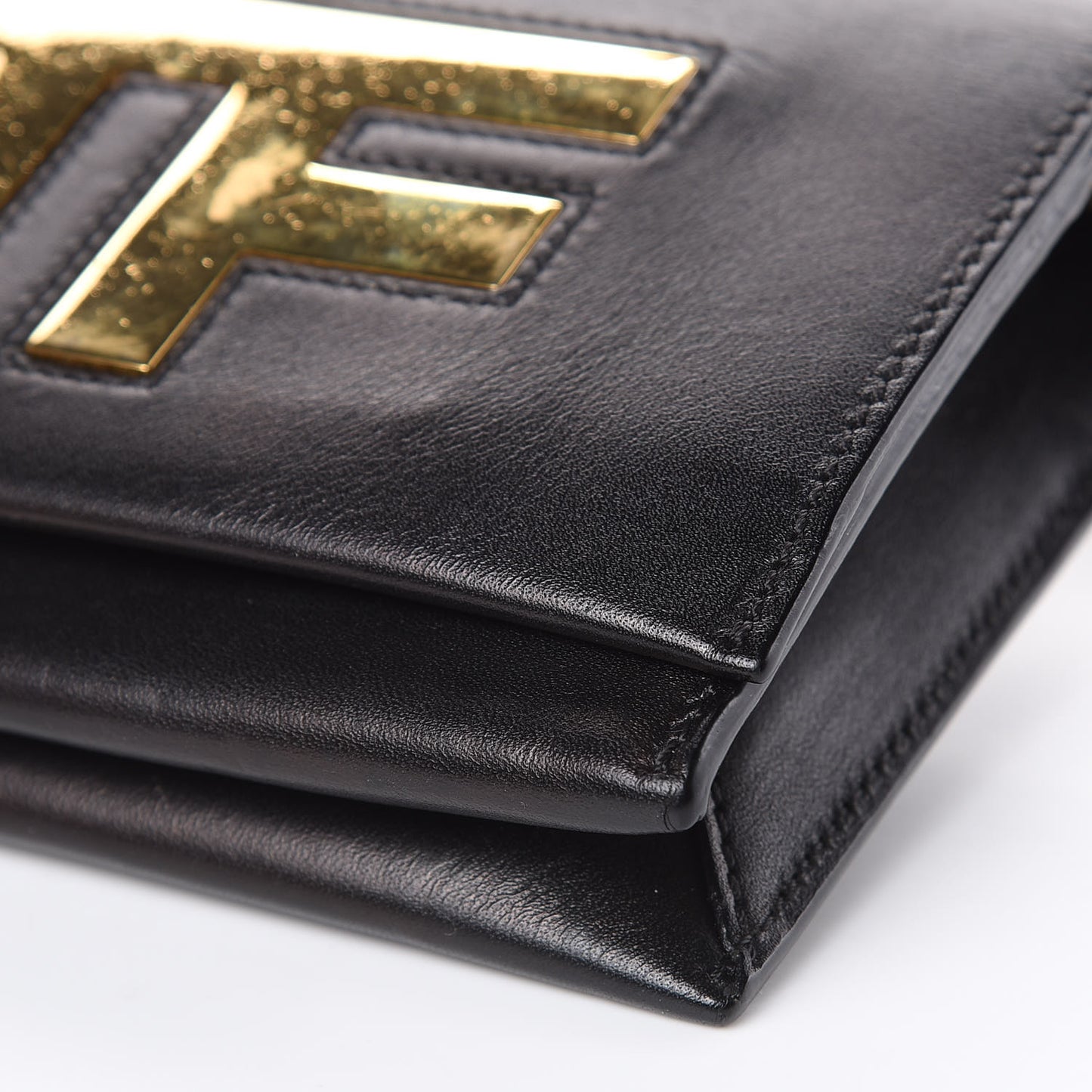 Calfskin Icon Disco Bag Black