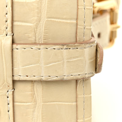 Louis Vuitton Crocodile Sac Louis Beige 9 of 21
