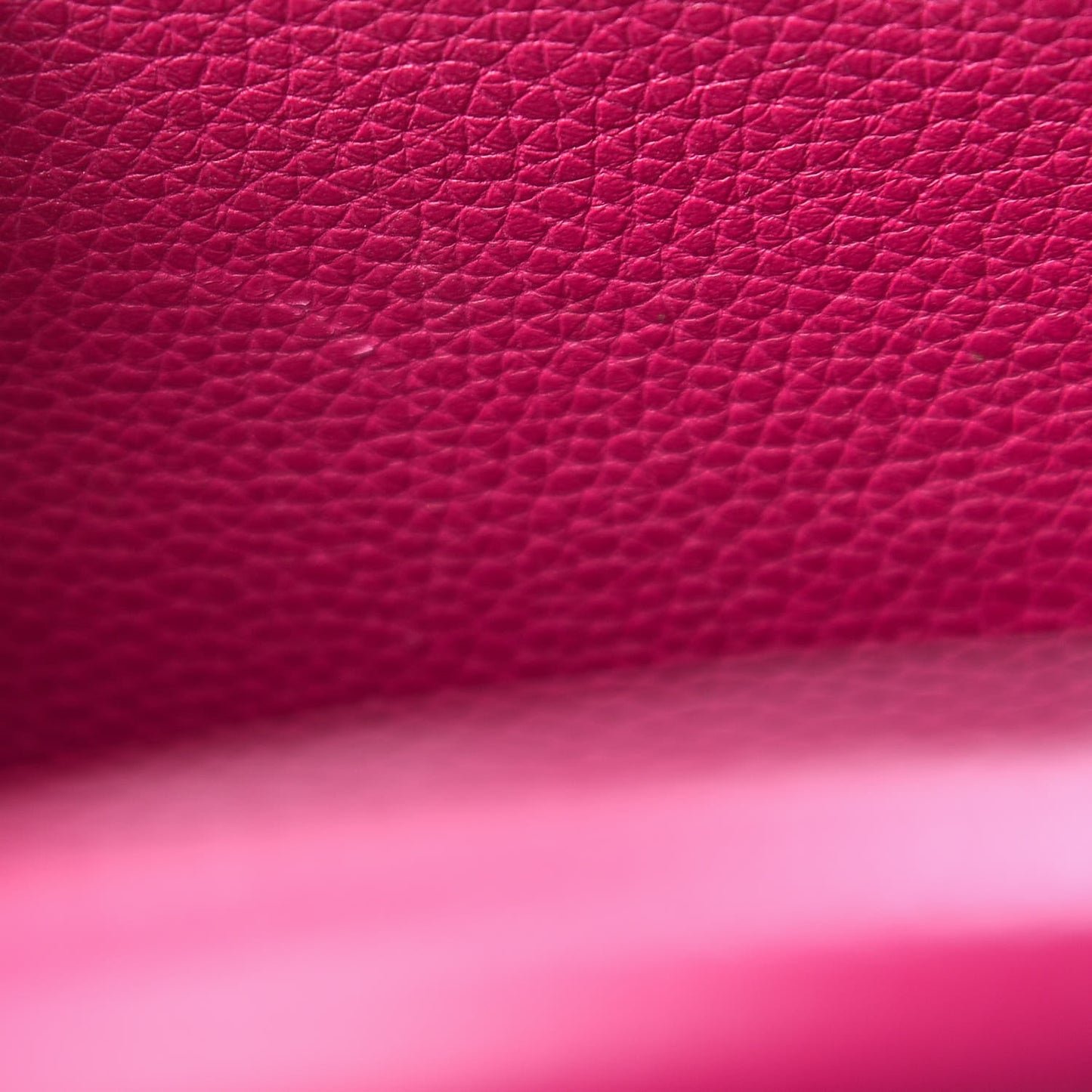 Grained Calfskin Mini Horizon Satchel Fushia