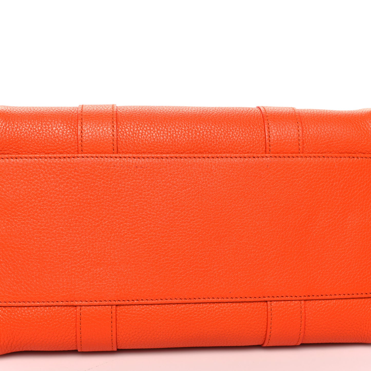Classic Grain Small Bayswater Satchel Mandarin