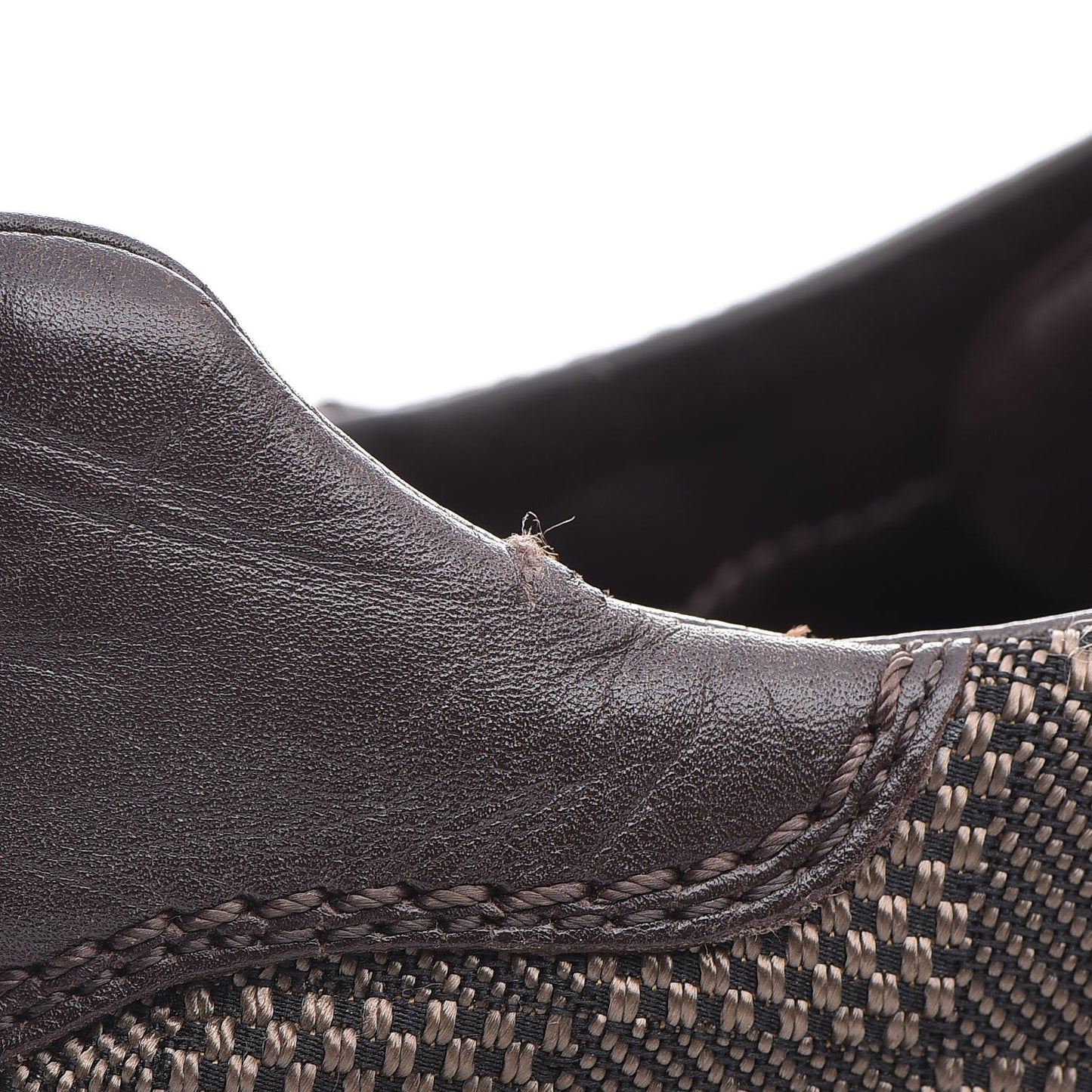 Suede Damier Ebene Sneakers 8.5 Brown