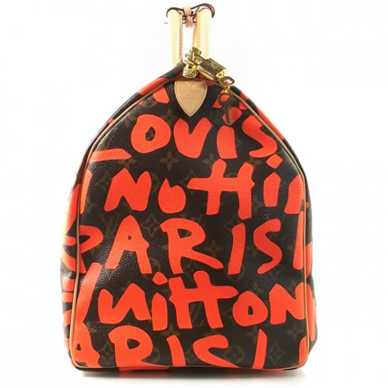 Louis Vuitton Monogram Graffiti Keepall 50 Orange 4 of 8