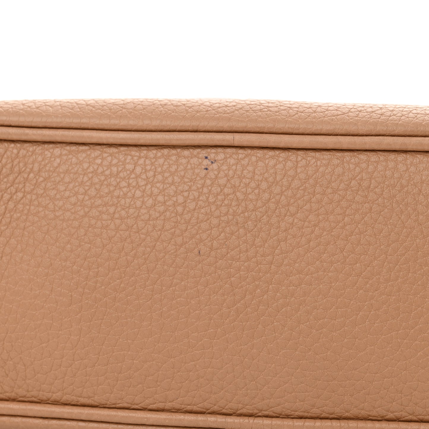 Pebbled Calfskin Small Soho Disco Bag Rose Beige