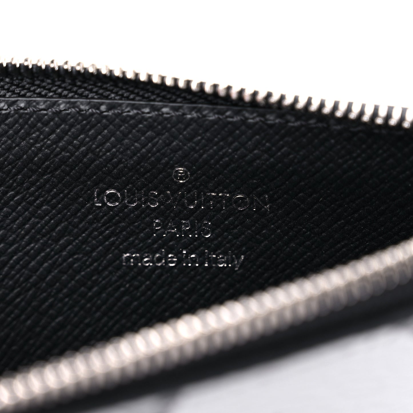 Metallic Taigarama Coin Card Holder Gunmetal Grey Black