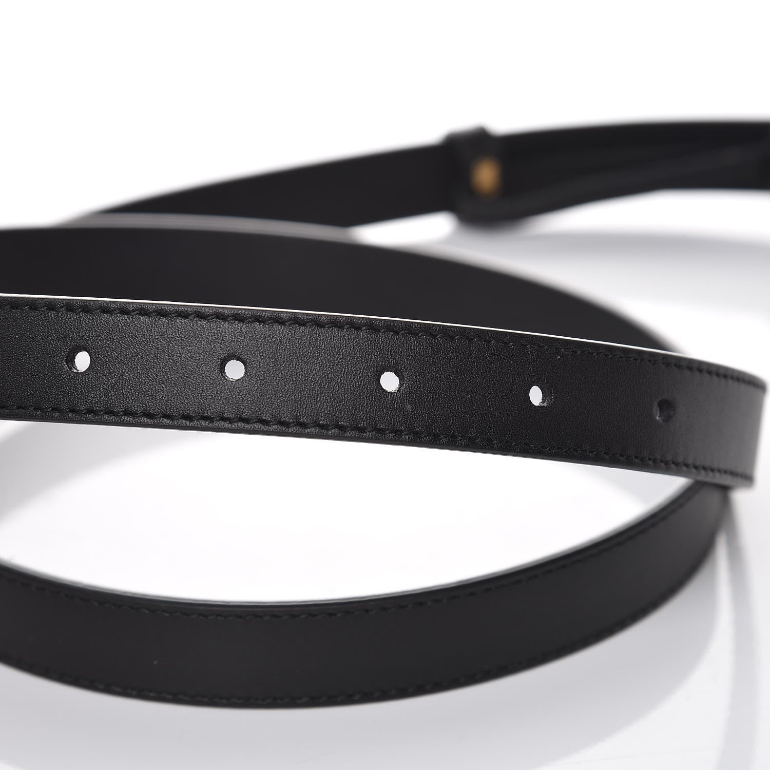 Gucci Calfskin Double G 20mm Belt 100 40 Black 6 of 6