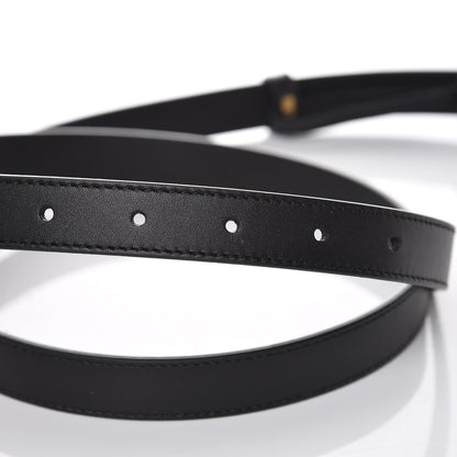 Gucci Calfskin Double G 20mm Belt 100 40 Black 6 of 6