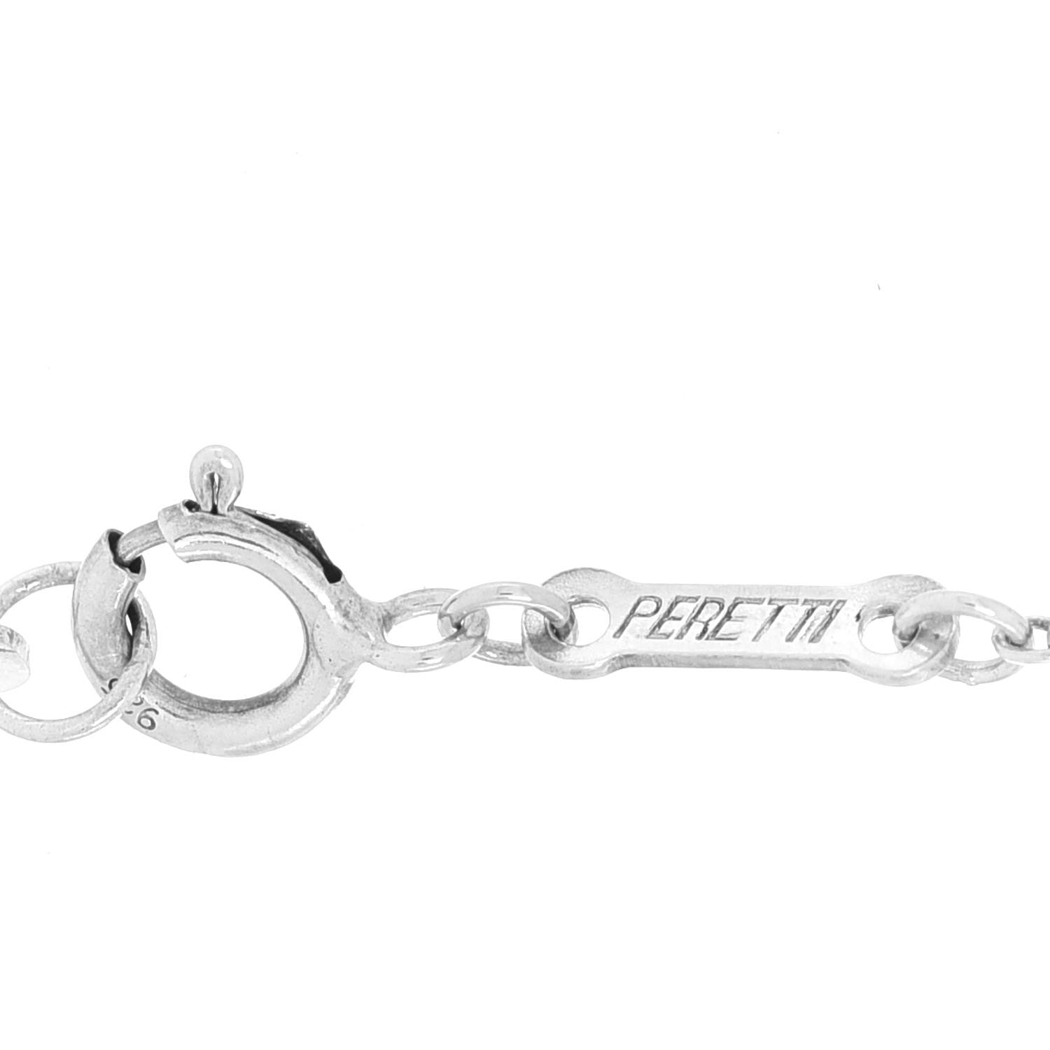 Tiffany Sterling Silver 16mm Elsa Peretti Open Heart Pendant Necklace 4 of 9