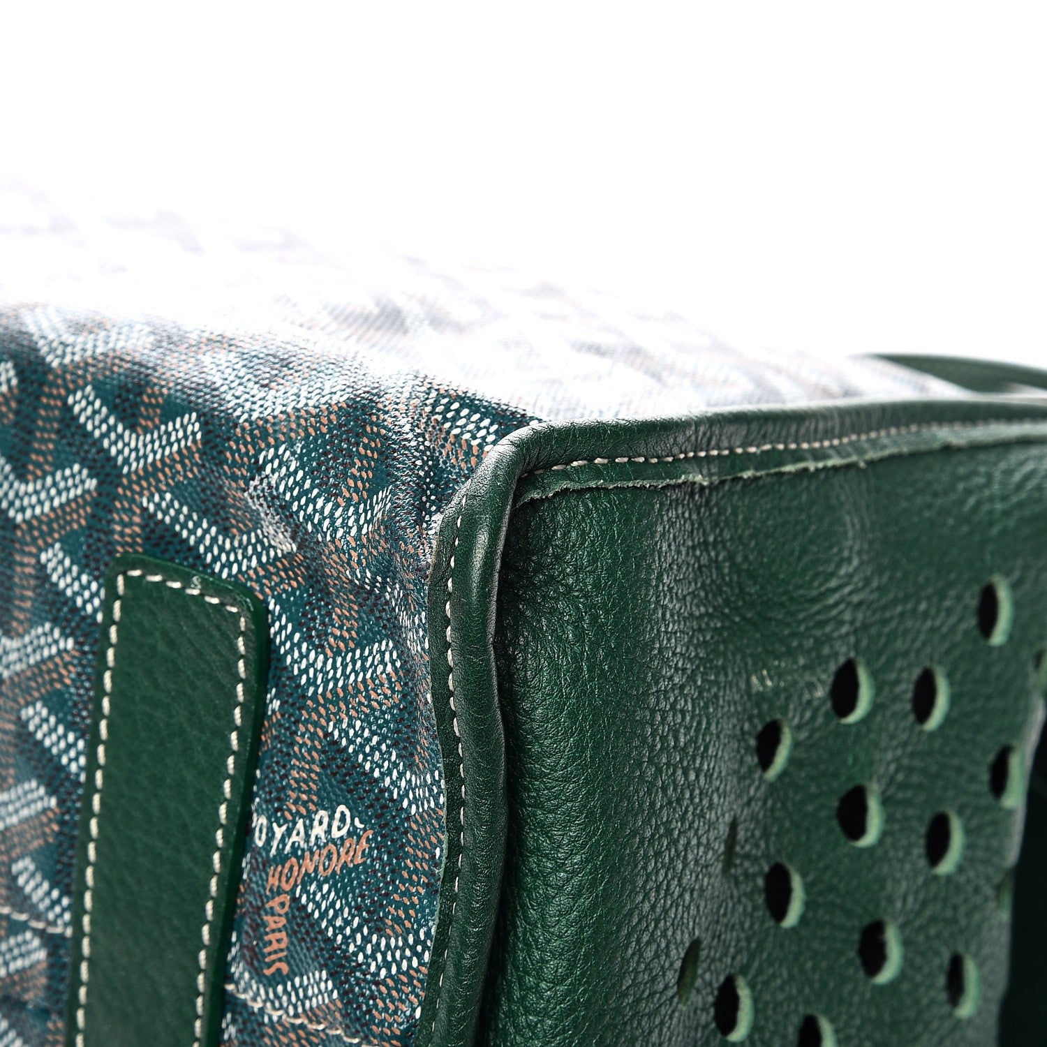 Goyard Goyardine Sac Hardy Pet Carrier PM Green 15 of 15