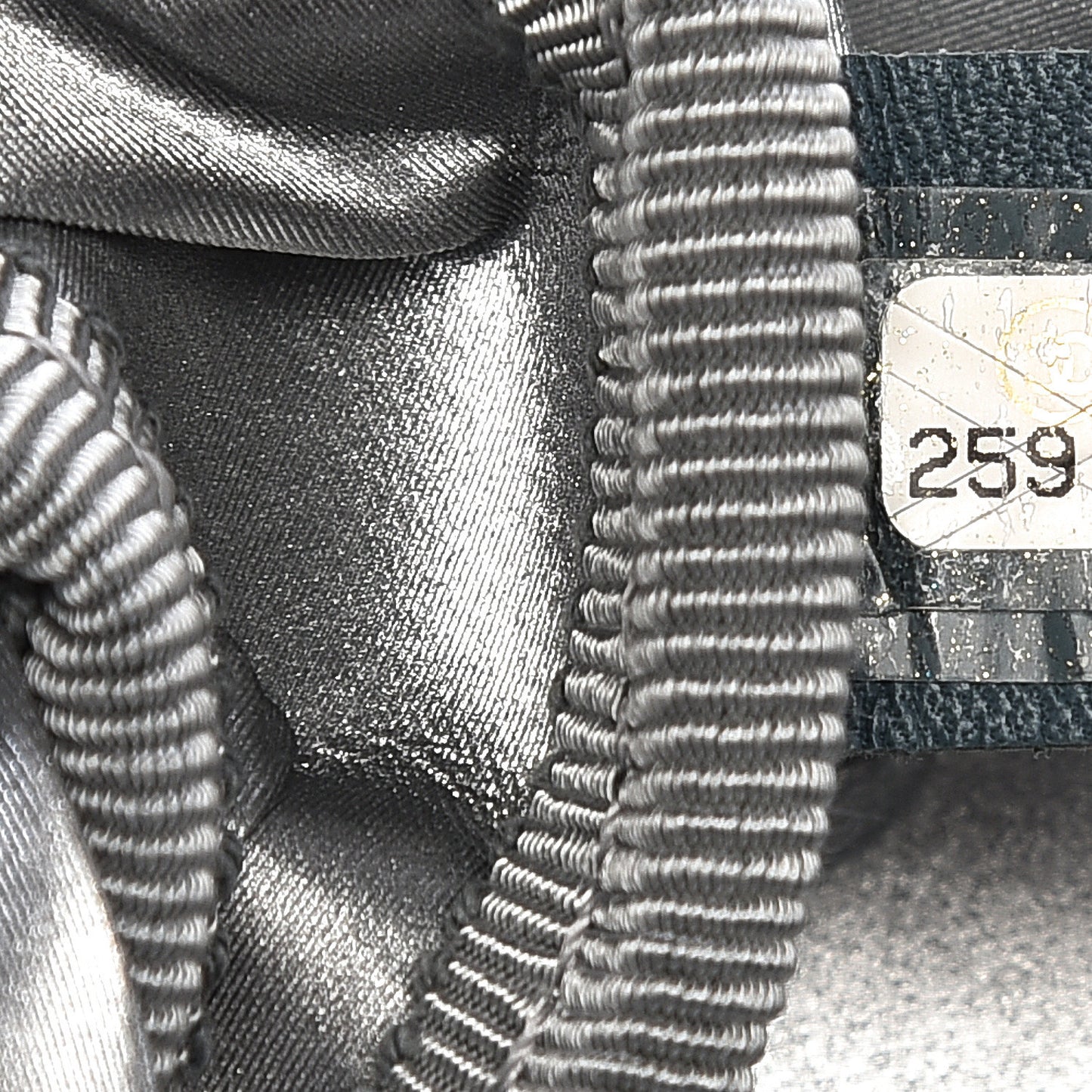 Nylon Embossed Small Doudoune Backpack Black Blue White