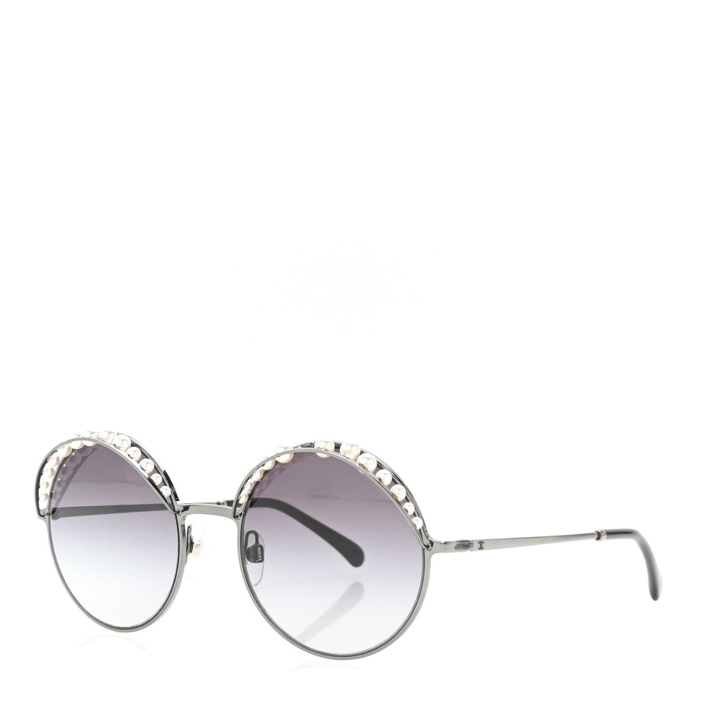 Pearl Round Sunglasses 4234-H Black