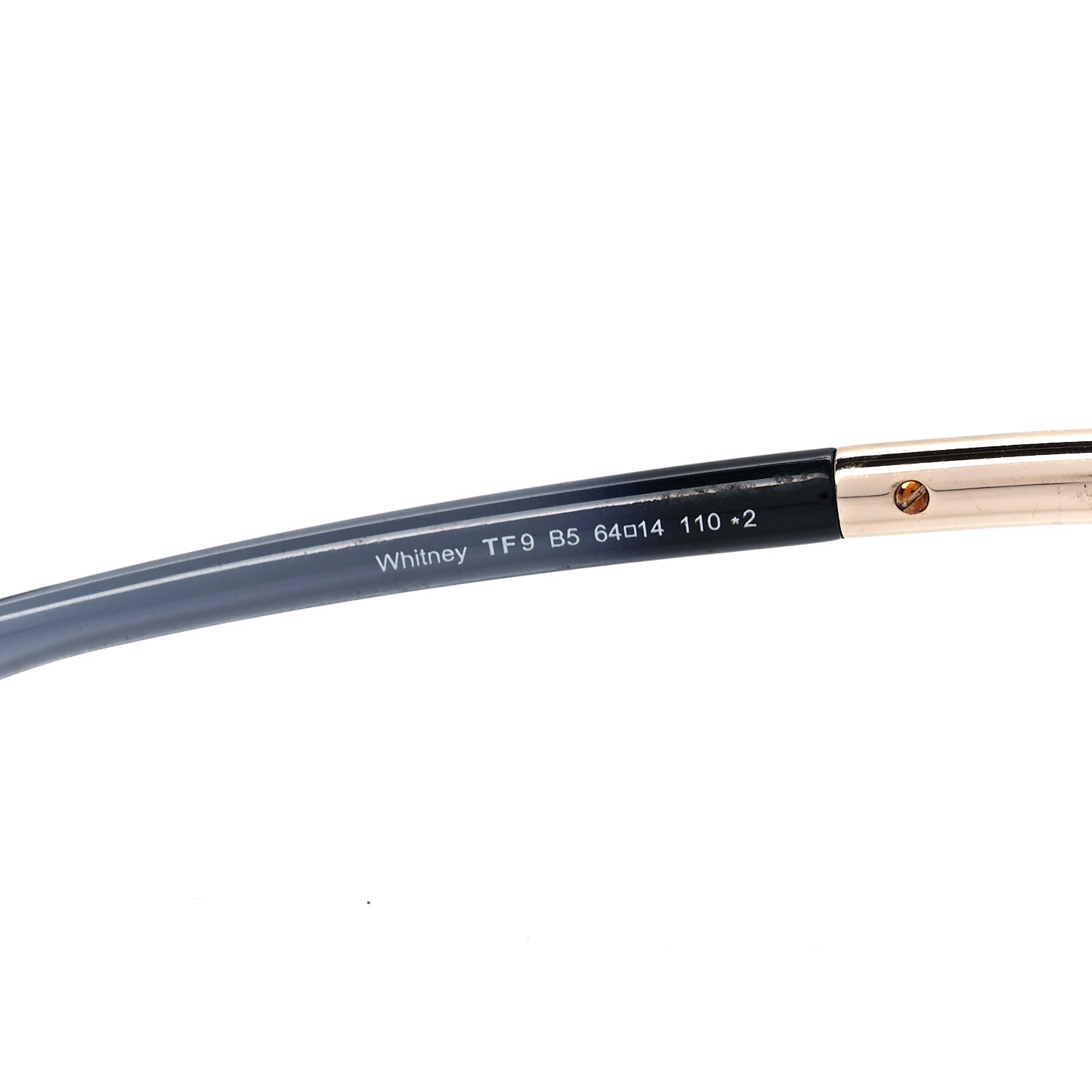 Tom Ford Acetate Whitney Crossover Sunglasses TF9 Light Blue 5 of 8