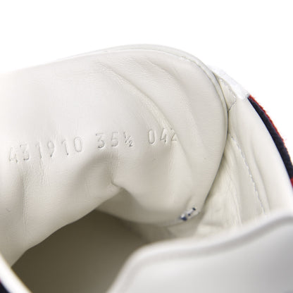 Gucci Terry Cloth GG Monogram Web Womens Ace Sneakers 35.5 Blue Red 9 of 10