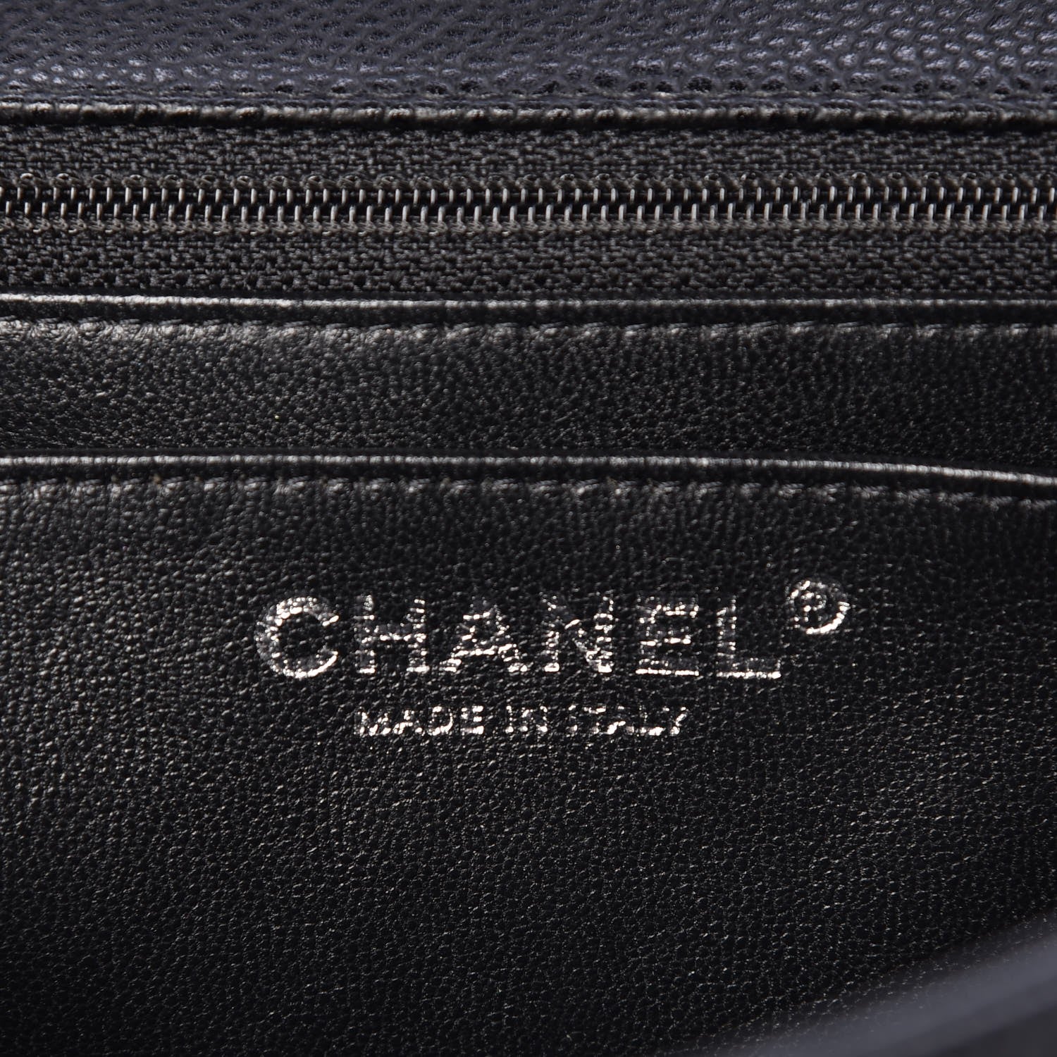 Chanel Caviar Quilted Jumbo Single Flap Black 6 of 7