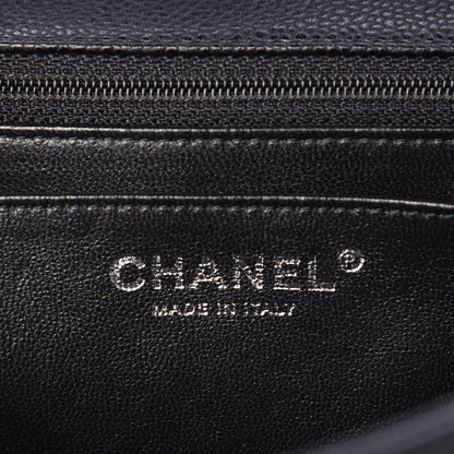 Chanel Caviar Quilted Jumbo Single Flap Black 6 of 7