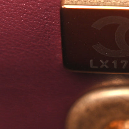 Chanel Calfskin Quilted Mini Logo Coco Handle Flap Black 7 of 10