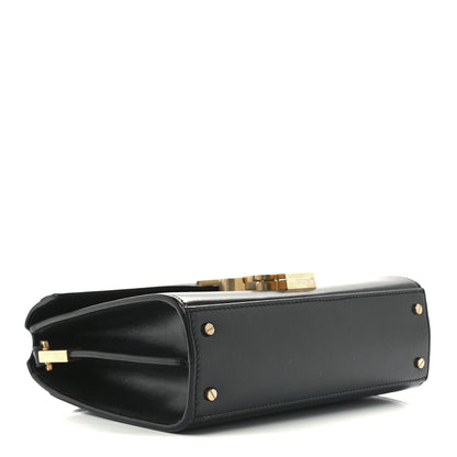 Saint Laurent Grain de Poudre Mini Classic Monogram Cassandra Top Handle Black 4 of 12