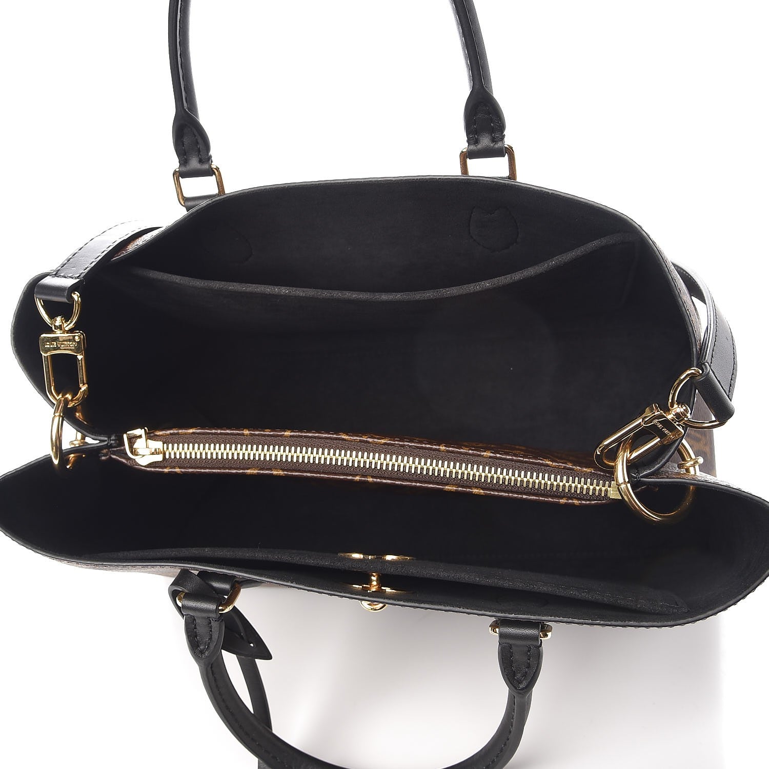Louis Vuitton Monogram Flower Tote Black 5 of 7