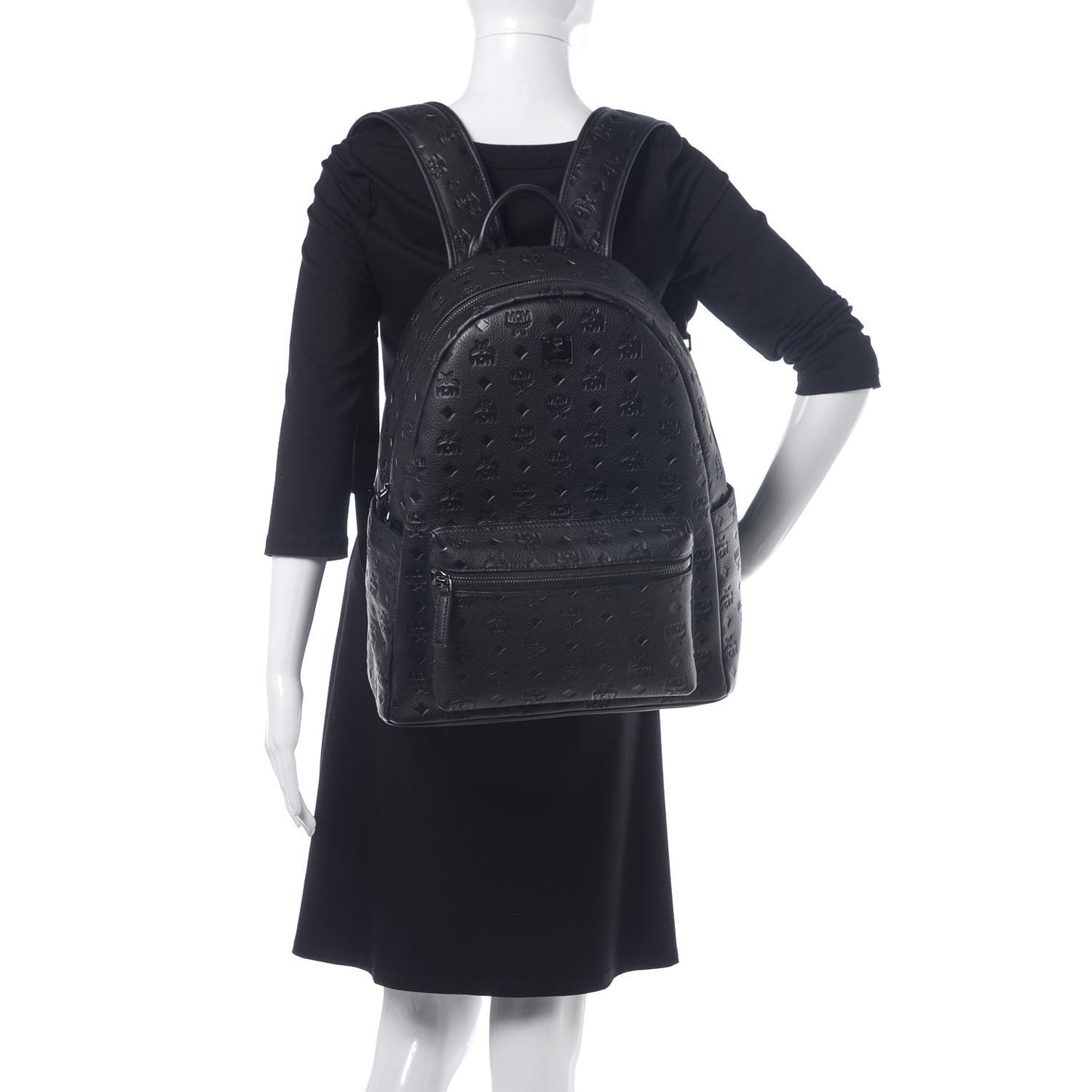 Calfskin Ottomar Stark Backpack Black