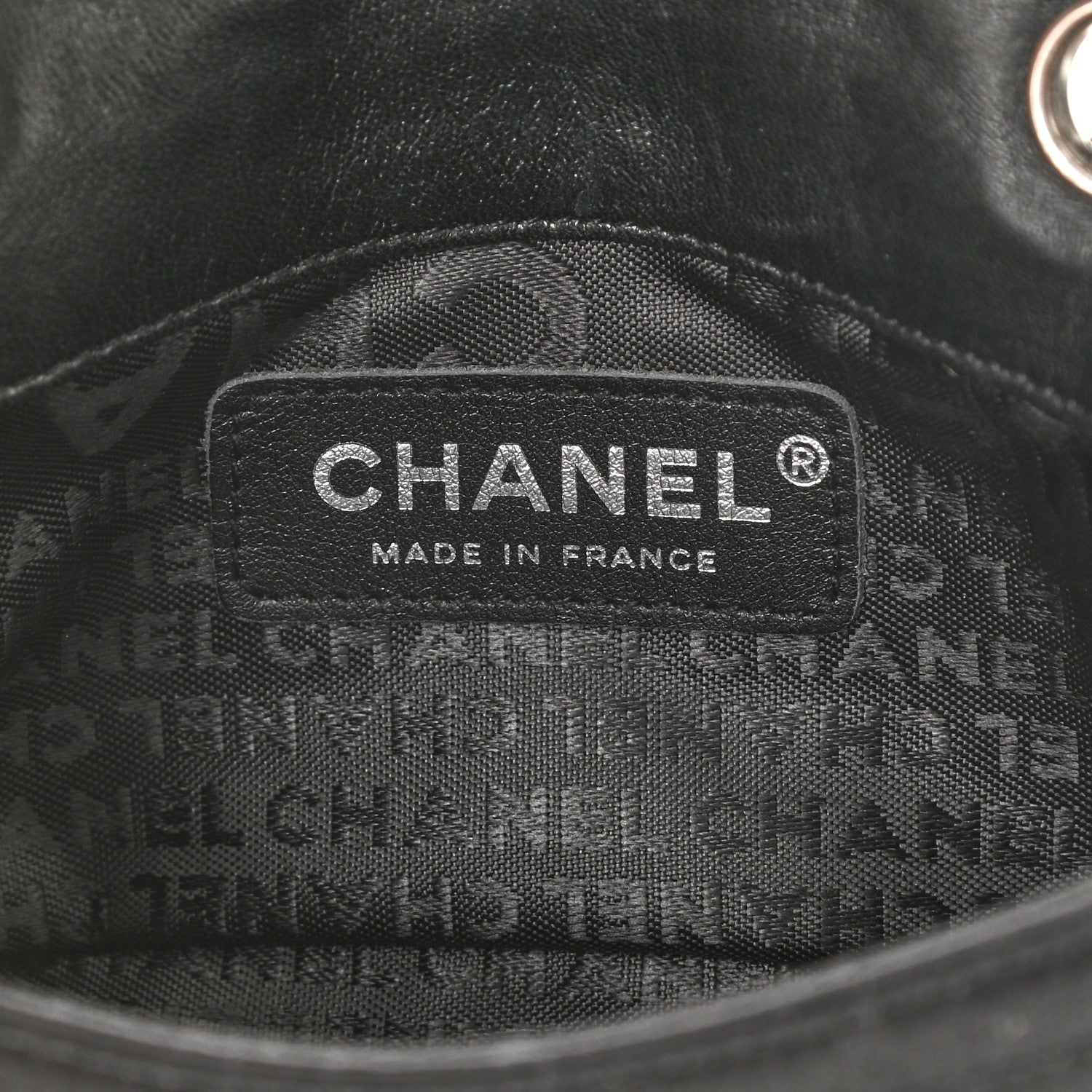 Chanel Satin Square Quilted Lipstick Charm Mini Flap Black 6 of 11