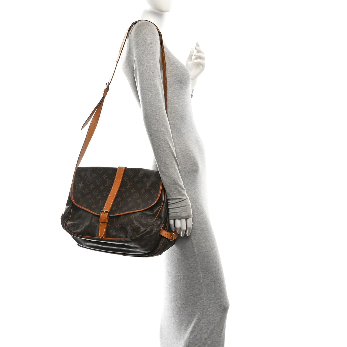 Louis Vuitton Monogram Saumur 35 2 of 9