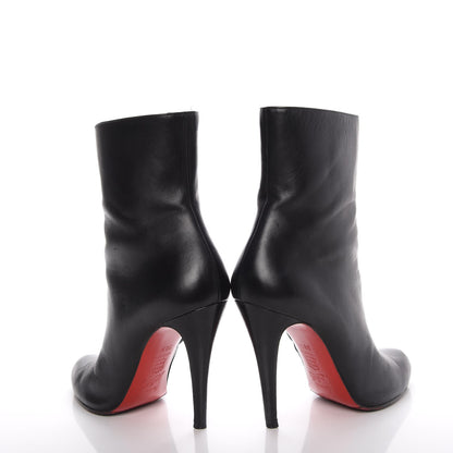 Christian Louboutin Calfskin Paris 100 Ankle Boots 38.5 Black 5 of 15
