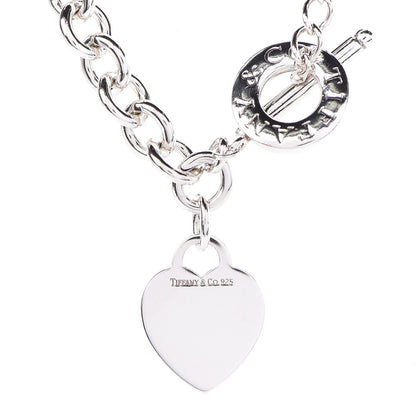 Tiffany Sterling Silver Heart Tag Toggle Necklace 4 of 6
