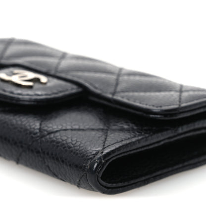 Chanel Caviar Quilted Flap Card Holder Black 11 of 12