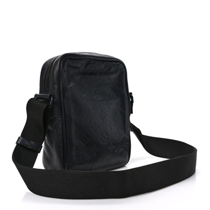 Louis Vuitton Calfskin Monogram Shadow Danube PM Black 3 of 10