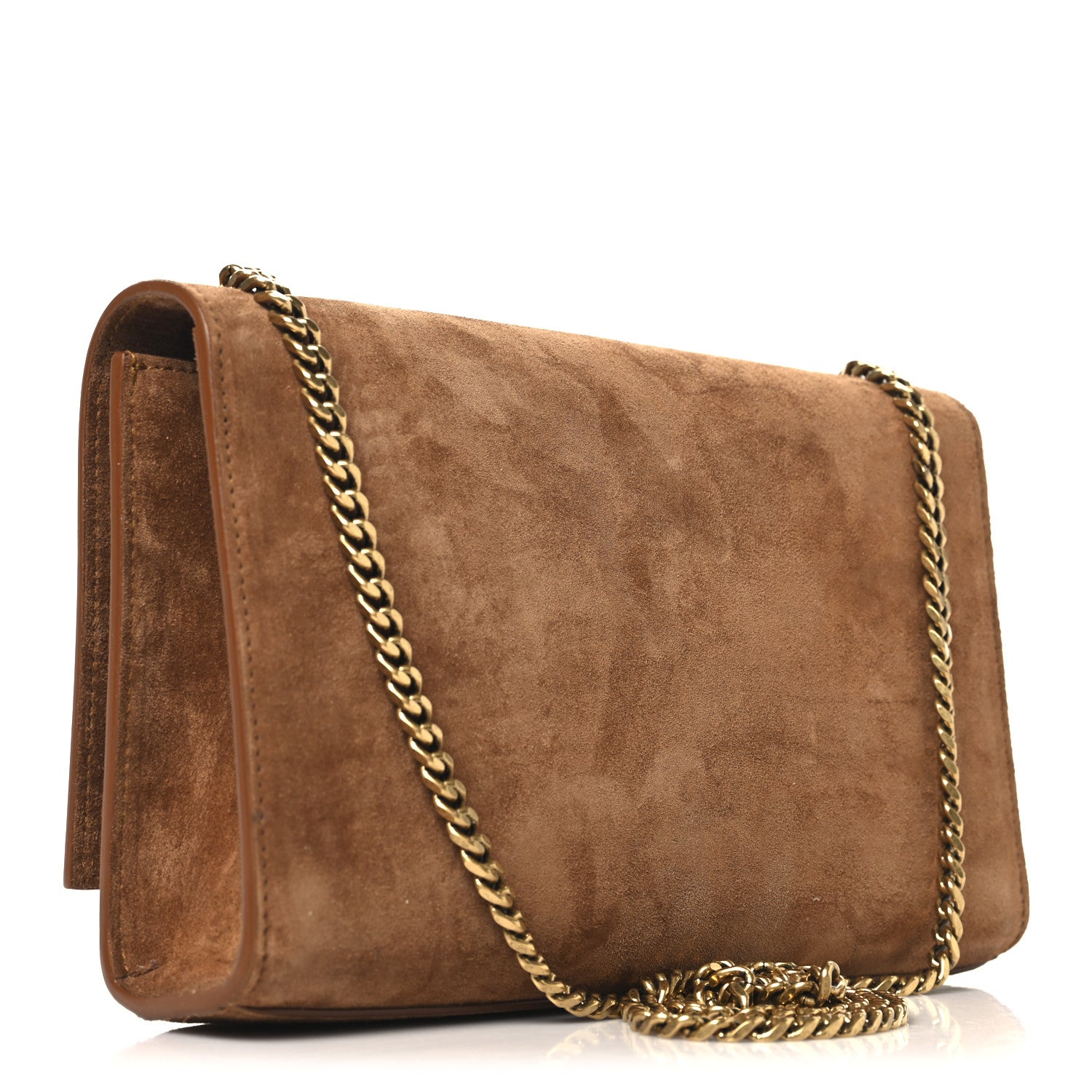 Saint Laurent Suede Medium Monogram Kate Satchel Macaron 3 of 10