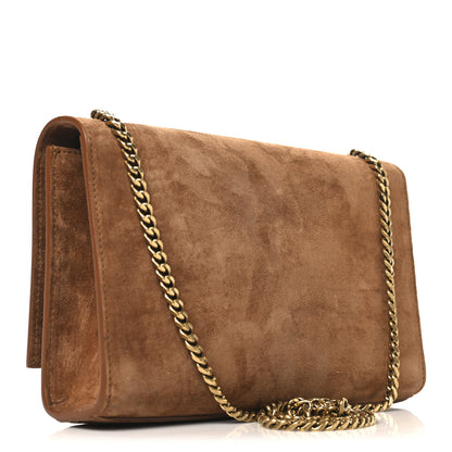 Saint Laurent Suede Medium Monogram Kate Satchel Macaron 3 of 10