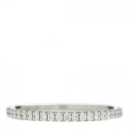 Cartier 18K White Gold Diamond 1.5mm Etincelle de Cartier Wedding Band Ring 48 4.5 1 of 6