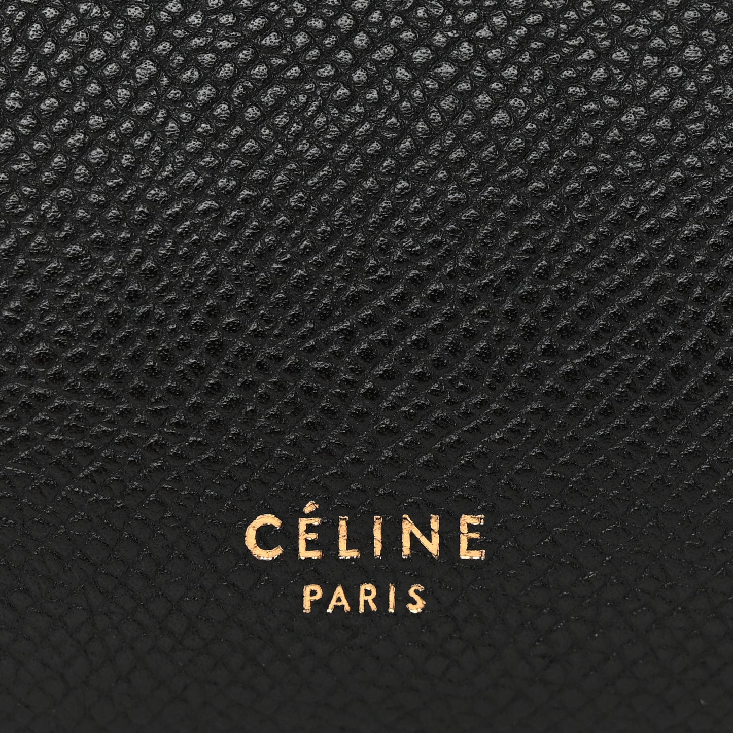 Grained Calfskin Micro Belt Bag Black