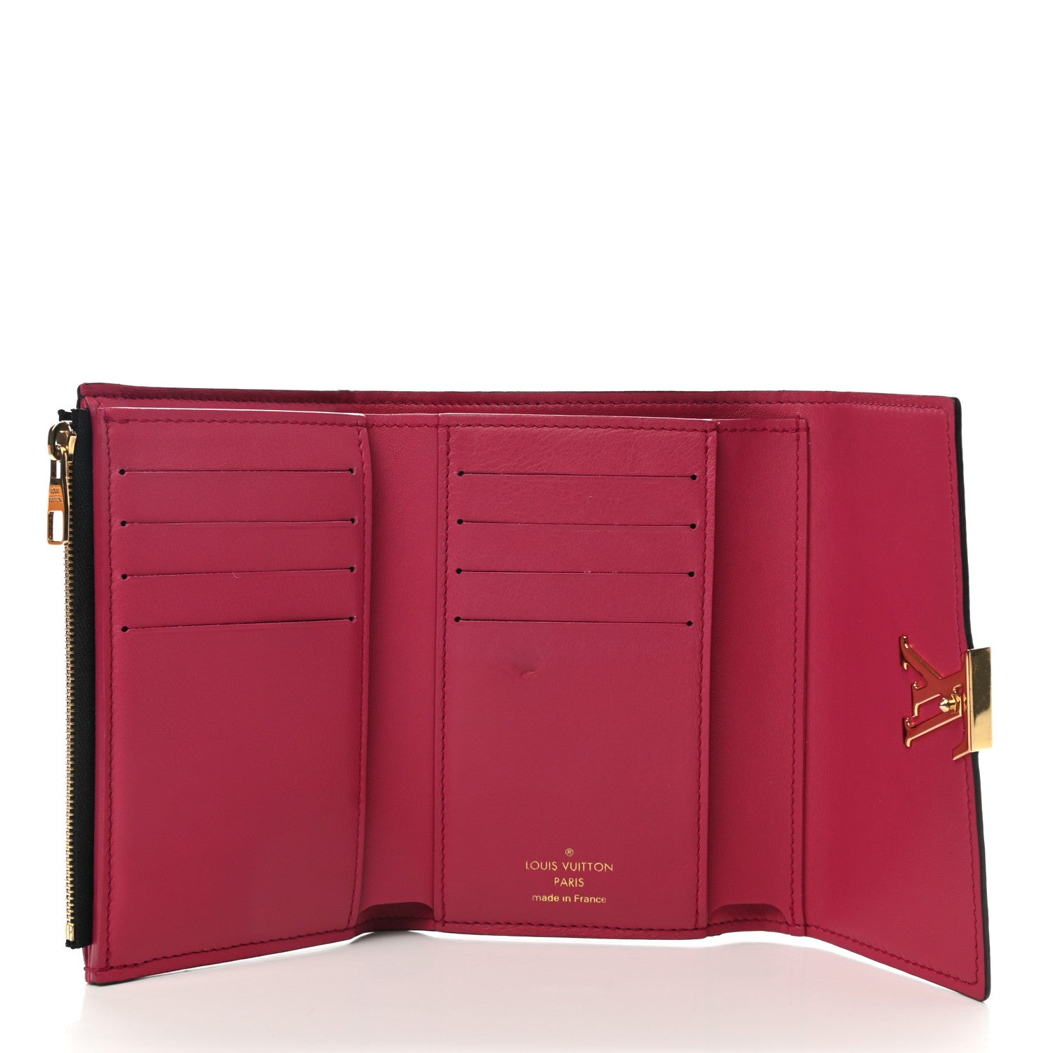 Louis Vuitton Taurillon Capucines Compact Wallet Black 5 of 8