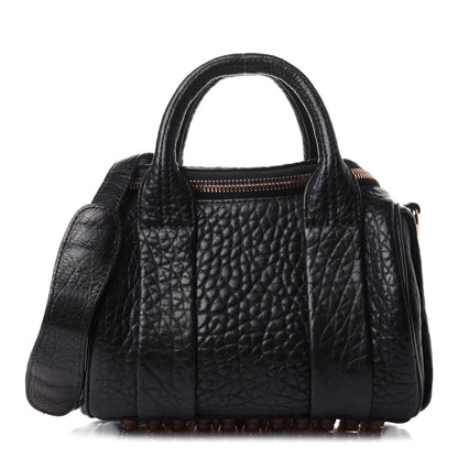 Alexander Wang Pebbled Lambskin Mini Rockie Black Rose Gold Hardware 1 of 12