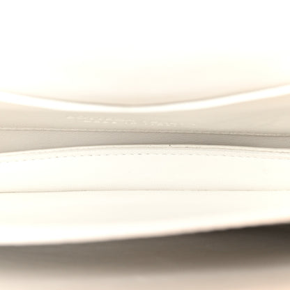 Bottega Veneta Calfskin Mount Envelope Bag White 5 of 11