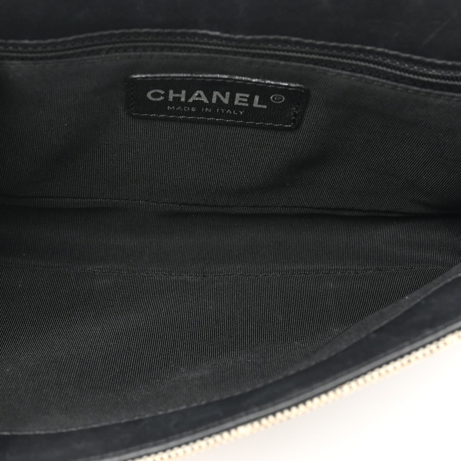 Chanel Canvas Camellia No. 5 Flap Beige Black 5 of 9