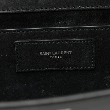 Saint Laurent Calfskin Studded Betty Clutch Black 6 of 13