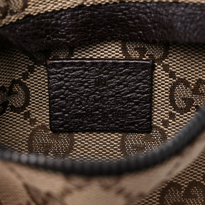 Gucci GG Monogram Double Pocket Belt Bag Dark Brown 8 of 11