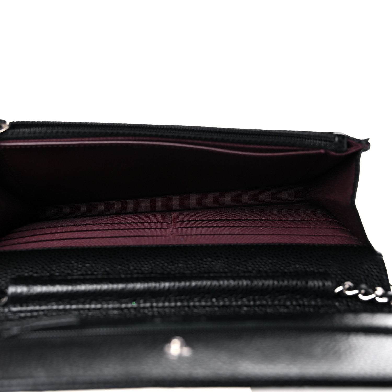 Chanel Caviar Quilted Wallet On Chain WOC Black 5 of 14