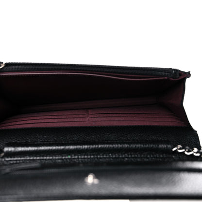 Chanel Caviar Quilted Wallet On Chain WOC Black 5 of 14