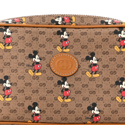 Gucci X DISNEY Mini Vintage GG Supreme Monogram Mickey Mouse Small Belt Bag 90 36 Beige Vintage Sun Oil 9 of 12