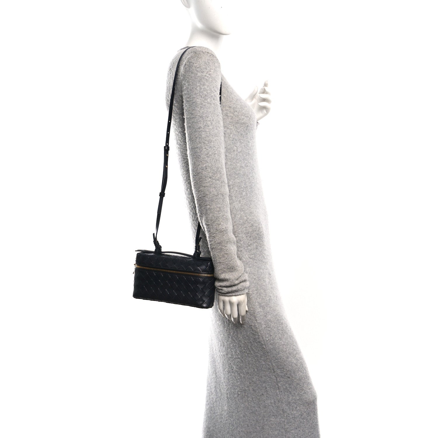 Bottega Veneta Calfskin Intrecciato Bang Bang Vanity Case Nocturnal 2 of 11