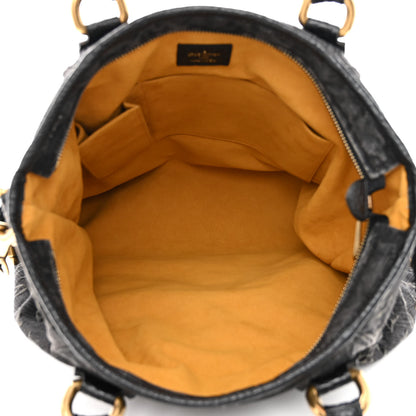 Louis Vuitton Denim Neo Cabby GM Black 13 of 15