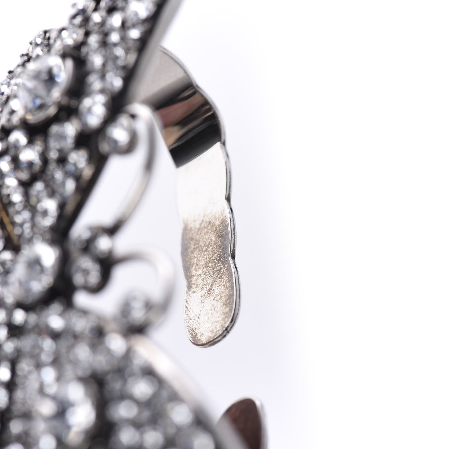 Gucci Crystal Studded Butterfly Palm Cuff 4 of 5