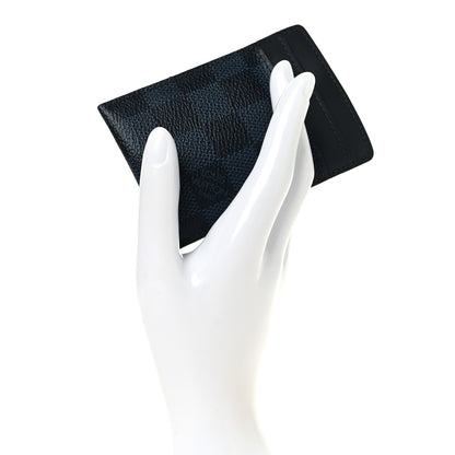 Louis Vuitton Damier Cobalt Pince Card Holder Bill Clip 2 of 6